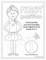 Coloring Ballet Pages Positions Dance Ballerina Position Sheets Colouring First Dancers Printable Crafts Young Camp Simple Sheet Dancing Color Angelina sketch template
