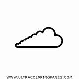 Coloring Nebula Pages Cloud sketch template