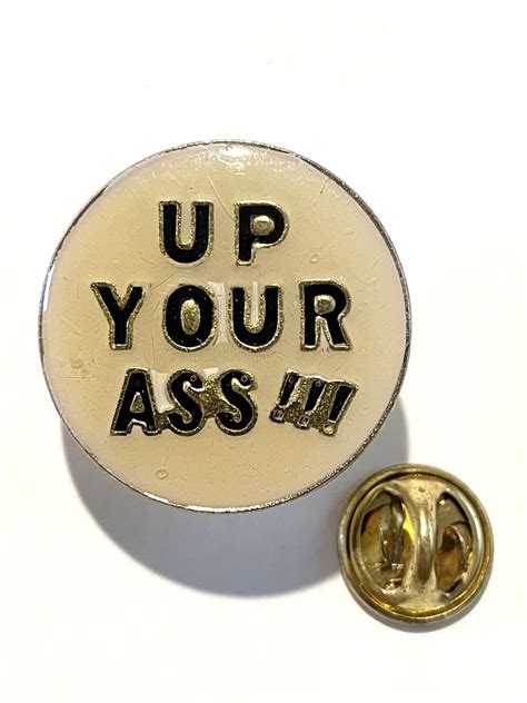 〜1980s Up Your Ass Pins Container