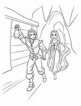 Flynn Coloring Rapunzel Rapunzels Escape Tied Pages Colorkid sketch template