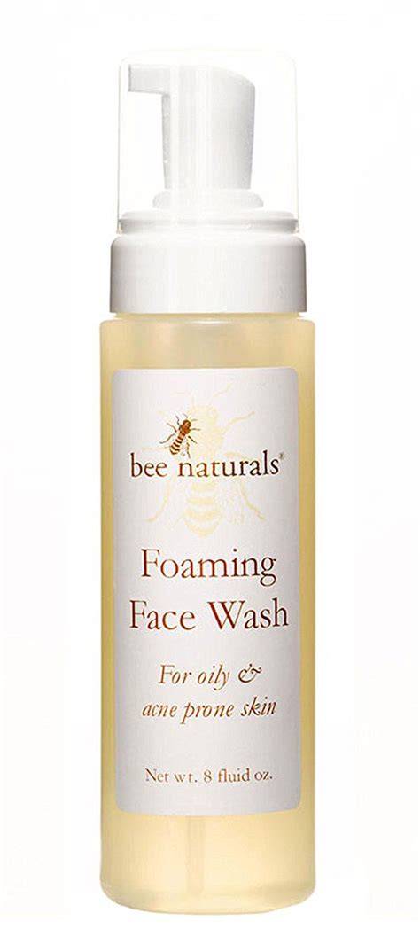 bee naturals  foaming face wash clean facial skin