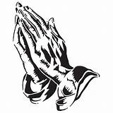 Praying Hands Transparent Background Clipart Clip Prayer Library Drawing sketch template