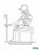 Ra Coloring Egyptian God Egypt Pages Ancient Gods Goddesses Drawings Deity Kids Hellokids Symbols Color Print Tattoo Mythology Colouring Adult sketch template