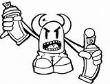 Graffiti Drawings Gangster Drawing Characters Spray Paint Easy Draw Mickey Mouse Refrence Character Tag Getdrawings Fire House Wizard Devil Holding sketch template