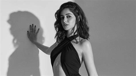 Ananya Panday Serves Her Best Look Ever In Black Cut Out Dress For