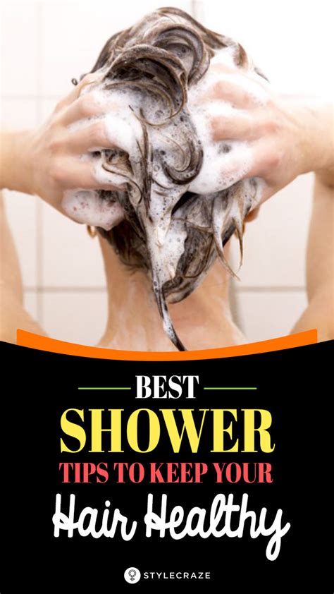 shower tips    hair healthy  frizz  healthy