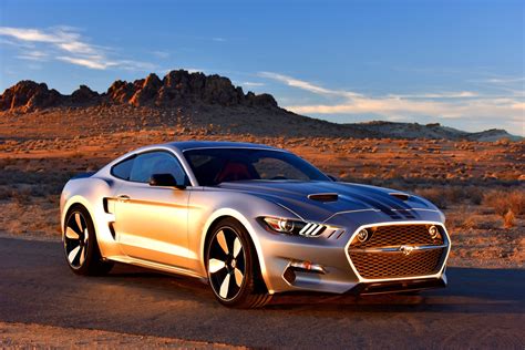 news ford   gearing   mustang mach  flagship