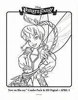 Pirate Fairy Coloring Tinkerbell Pages Printable Fawn Disney Sheet Fairies Tinker Bell Friends Tweet Books Skgaleana sketch template