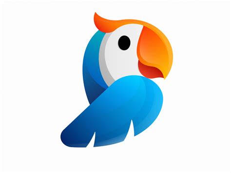 parrot logo  boykko  dribbble