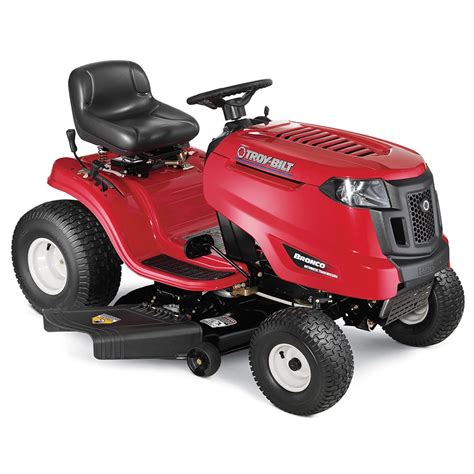 Troy Bilt Bronco 19 Hp Automatic 42 In Riding Lawn Mower At