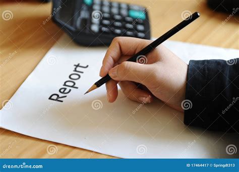 report write royalty  stock photography image
