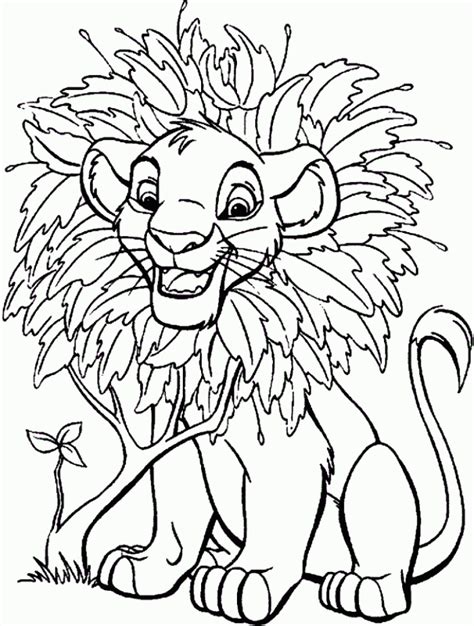 lion king coloring pages disney uate
