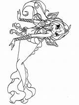 Coloring Pages Winx Mermaid Recommended sketch template
