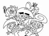 Coloring Fairly Pages Odd Parents Oddparents Getcolorings Printable Popular sketch template
