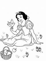 Coloring Snow Pages Disney Princess Popular Book sketch template