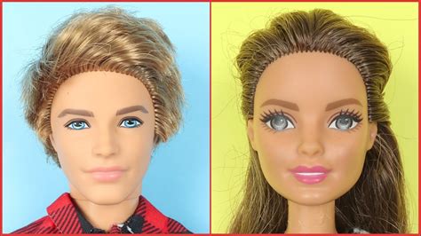 Ken Doll And Barbie Hairstyles How To Fix Your Old Dolls