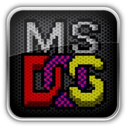 ms dos  icon  freeimages