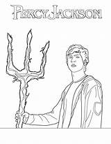 Percy Jackson Coloring Pages Poseidon Monsters Sea Printable Color Kids Son Books Colouring Trident Book Sheets Print Drawings Annabeth Hellokids sketch template