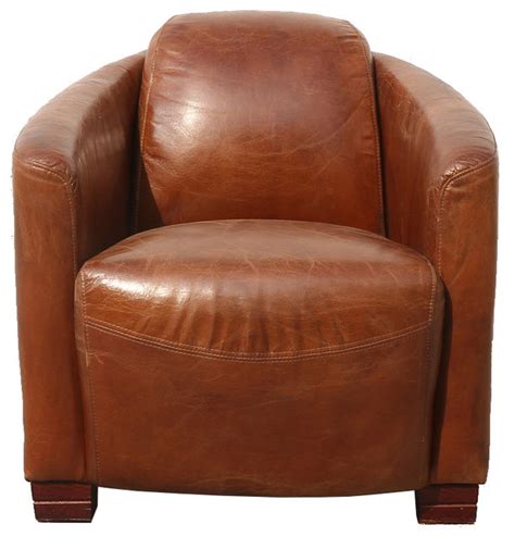 paris genuine leather club chair armchairs  accent chairs