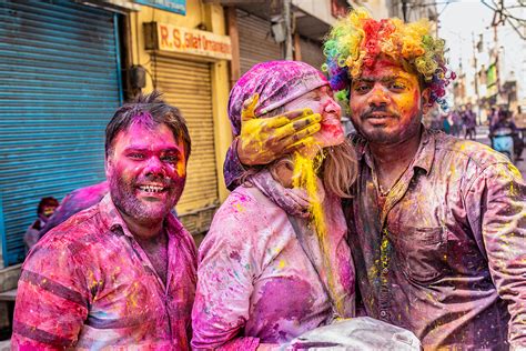 My Wife Holly At Holi India 2019 Workshop Incredible