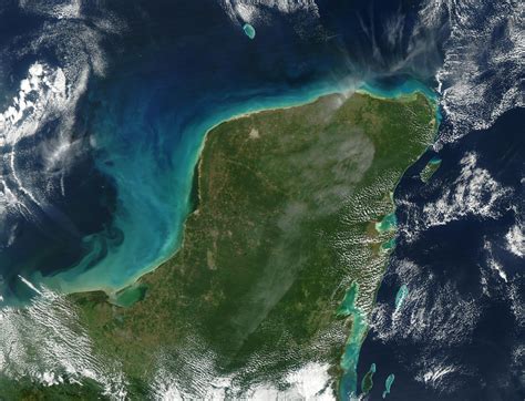 sancarlosfortin yucatan mexico peninsula  playas por satelite