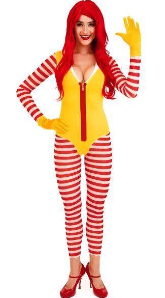 striped clown costume sexy halloween clown costumes yellow and red