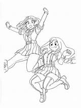 Uraraka Ochako Aniyuki sketch template