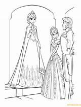 Frozen Anna Coloring Elsa Pages Hans Arendelle Print Colouring Color Disney Kids Sheets Sheet Printable Popular Library Comments sketch template