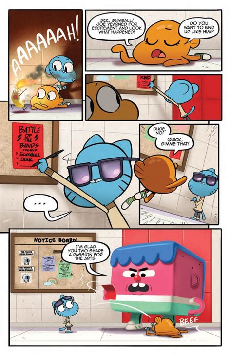 Preview The Amazing World Of Gumball 5 All Comic