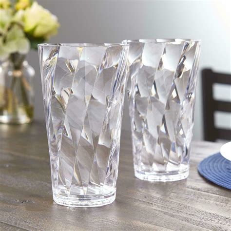 Everyday Drinking Glasses Durable Large Thick Tumblers Drinkware