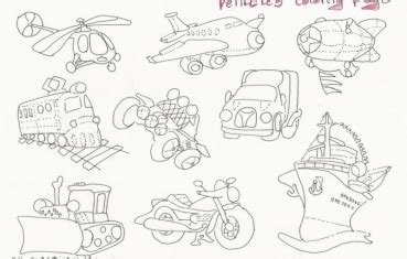 vehicles coloring pages creative kitchen