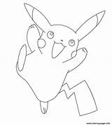Coloring Pokemon Pikachu Pages Go Printable Print Color sketch template