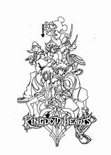 Kingdom Hearts Coloring Pages Heart Tattoo Printable Disney Adult Pennywise Books Deviantart Lineart Cover Kids Locket Colouring Getcolorings Book Getdrawings sketch template
