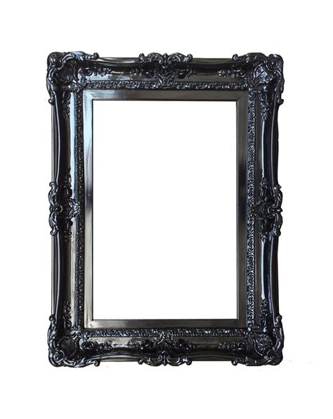 large picture frame black frames shabby chic ornate etsy