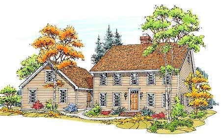 colonial   england character se architectural designs house plans