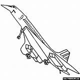 Airplane Concorde Jets Malvorlagen Ausdrucken Bunte Flugzeuge Fortsetzen Probe Kampfhubschrauber Airplanes sketch template