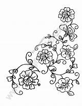Corner Flower Border Floral Clip Clipart Vector Vectors Rose Bmp Drawings Drawing V13 Borders Designs Graphics Ornaments Abstract Graphic sketch template