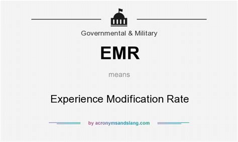 emr experience modification rate  business finance