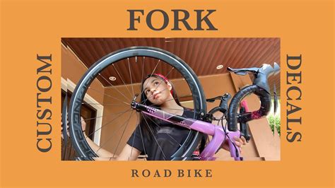 custom fork decals road bike youtube