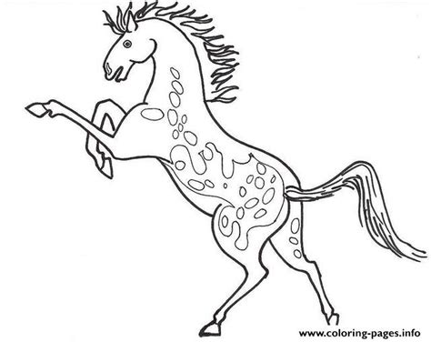 appaloosa horse sc coloring pages printable