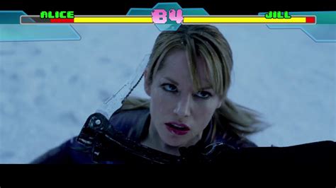 Alice Vs Jill With Healthbars Resident Evil Retribution