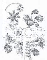 Zentangle Coloring Pages Printable Kids Getcolorings Getdrawings Color Colorings Print sketch template