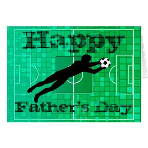 soccer dad happy fathers day card zazzle