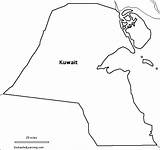 Kuwait Map Outline Enchantedlearning Outlinemap Asia sketch template
