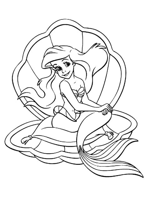 evil mermaid coloring pages