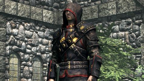 brotherhood guild master armor  skyrim special edition nexus mods