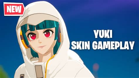 new yuki skin gameplay fortnite cyber infiltration pack youtube