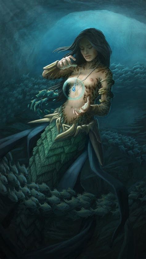Female Merfolk Share Mermaid Artwork Beautiful