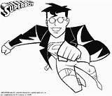 Superboy Dc Comics Coloring Pages Characters Coloringbookfun sketch template