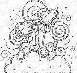 Candyland sketch template